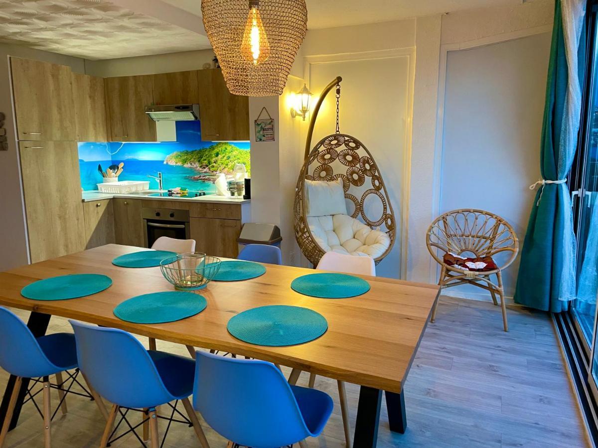 Magnifique Appartement En Front De Mer, Caneylles Roses Exteriér fotografie